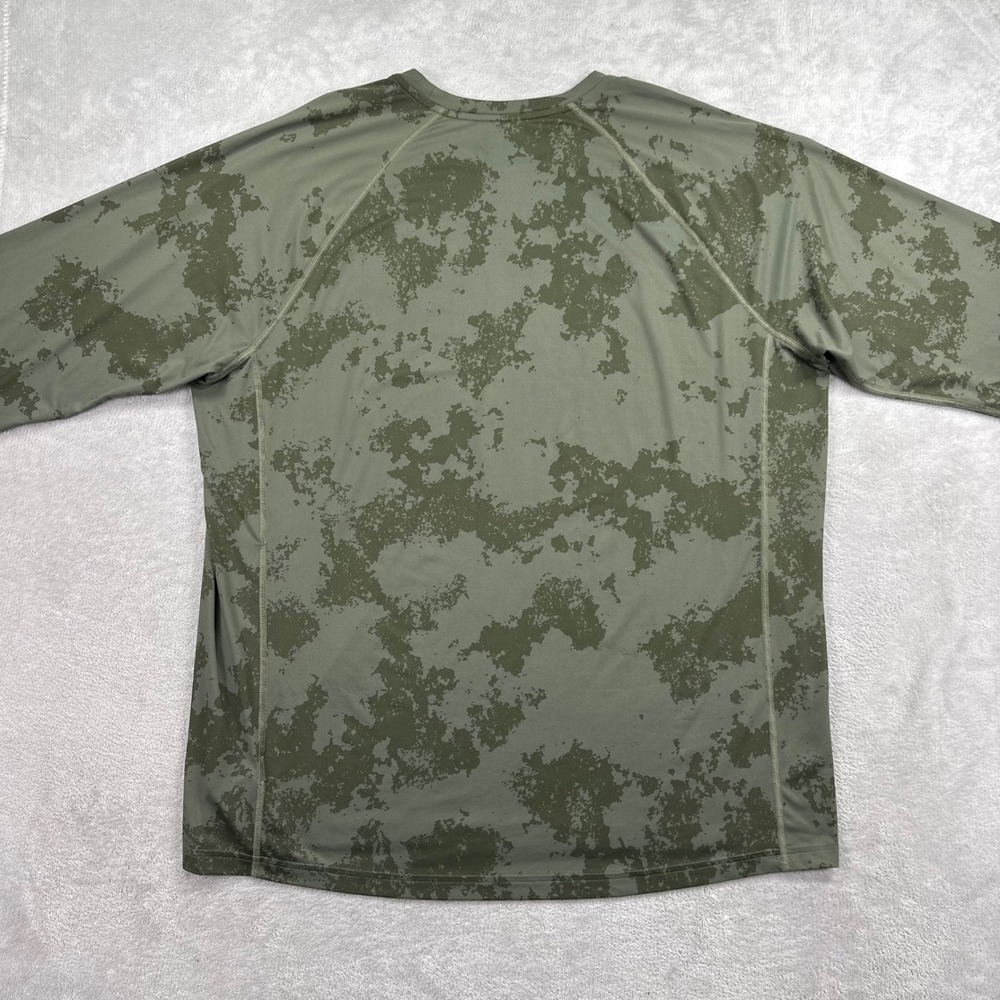 Mountain Hardwear Wicked Tech Shirt Mens XL Green Camo Long Sleeve Performance - Picture 3 of 9